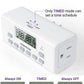 [2 Pack] NEARPOW Digital Timer For Lamp With Dual Outlets, Programmable Timer In Door, Outlet Timer For Lights,10 On/Off Programs, 24-Hour And 7-Day Programmable Electric Plug Timer,3 Prong, 15A/1875W