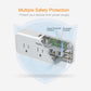 Multi Plug Outlet Splitter, TESSAN Wall Surge Protector 5 Outlet Extender 3 USB Charger Adapter, 3 Way Multiple Power Electrical Plug Expander