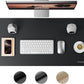 ProtoArc Leather Desk Mat, Large Mouse Pad- 31.5×15.8 inch, Non-Slip PU Leather Desk Pad Protector, Premium Desktop Mat for Computer, Keyboard and Mouse, Black