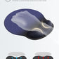 Ergonomic Mouse Pad Wrist Support, Comfortable Mouse Pad Wrist Rest, Relieve Wrist Pain Gel Mouse pad, Non-Slip Rubber Base Mousepad for Laptop, Computer(Gradient Klein Blue)
