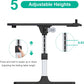 Laptop Bed Tray Desk with Adjustable Heights and Angles, Upgraded-Sturdy Foldable Lap Desk for Bed/Couch/Floor (NO Drawer, Black)