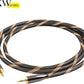 SKW Audiophiles High Gauge AUX Cable 3.5mm Male to Male Jack Cable with Diameter 6.8mm Stereo Audio Cable 6.5ft(2m)