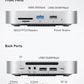ORICO MiniMate SE Mac mini M4 512GB Storage & Docking Station, External SATA SSD (Non-Removable) 5Gbps(480MB/s), USB A*4, USB-C, SD/TF 3.0, 3.5mm Audio, Includes 2 Cables – M4SE