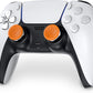 KontrolFreek Omni for PlayStation 5 (PS5) and PlayStation 4 (PS4) | Performance Thumbsticks | 2 Low-Rise Concave | Orange/White