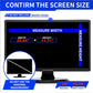 24 Inch Computer Privacy Screen for 16:9 Aspect Ratio Widescreen Monitor, Eye Protection Anti Glare Blue Light Computer Monitor Privacy Filter, Removable Anti-Scratch 24in Protector Film