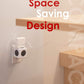 Allocacoc PowerCube Original, 5 Outlets, Wall Plug, Power Charger, Surge Protection, Compact for Travel, Home and Office, Space Saving, 1875W, 15A, 125V ETL Certified