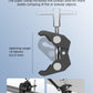 SMALLRIG Clamp w/ 1/4" and 3/8" Thread Holes, 9.8 Inches Adjustable Friction Power Articulating Magic Arm with Phone Holder for Action Cameras, Smartphones, LCD Monitor/LED Lights - 5326