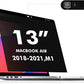 PYS macbook air 13 inch privacy screen Compatible with MacBook Air 13.3'(Released in 2018-2021: A1932,A2179,A2337)-Anti Glare，Webcam Cover Slider，Provide Privacy, Ultra Slim，Easy On