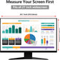 【2 Pack】 27 Inch Privacy Screen Protector for 16:9/16:10 Widescreen Monitors-Blue Light Blocking,Hanging Design, Anti-Scratch for Desktop Computers
