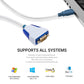 USB to DB9 Male RS232 Serial Converter Cable for Us232R Converter Adapter Cable with Chip FT232RQ -Supports All Computer Systems, Up to 1M Transmission Rate, 1M(3.28ft) Long,No Driver Needed
