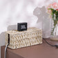 Cable Management Box,Boho Decorative Handwoven 2 Open Slots Cord Organizer Hider Box with Lid for TV Wires, Computer, Router, USB Hub and Under Desk Power Strip