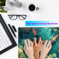 Koi Fish Desk Mat Gaming Koi Pond Desk Pad Large Cute Mouse Pad, Goldfish Mouse Mat XXL Laptop Keyboard Pad, Blue Waters Gamer Mouse Pad Full Mousepads Cool Office Accessories 31.5"x15.7"