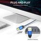 USB to USB Cable 3FT(2 Package),Durable Braidedfor USB 3.0 Male to Male Type A to Type A Cable Data Transfer Compatible with Hard Drive, Laptop, DVD Player, TV, USB 3.0 Hub, Monitor, Camera