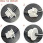 Wall Bushing Grommet for Starlink Dishy Router Ethernet Adapter Cable, Starlink Cable Routing Kit Feed-Through for 1 inch Wall Hole and Furnitures Wire Hole(White, 2 Pack)
