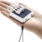Solar Power Bank 12000mAh,Small Solar Charger Built in 4 Cables,USB C Input/Output,Dual Flashlight External Battery Portable Charger Power Bank for iPhone,Tablet,Samsung