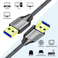 USB 3.0 A to A Male Cable 12 ft,Super Speed Type A Male to Male Cable USB 3.0 Double End USB Cord for Hard Disk, Cameras,Laptop Cooler, DVD Player and More (12FT/4M)
