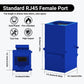 Cat6 RJ45 Keystone Coupler 25-Pack, Ethernet Coupler Female to Female, Ethernet Cable Extender UTP Inline Cat6 Keystone Jacks for Wall Plates & Patch Panels – Blue