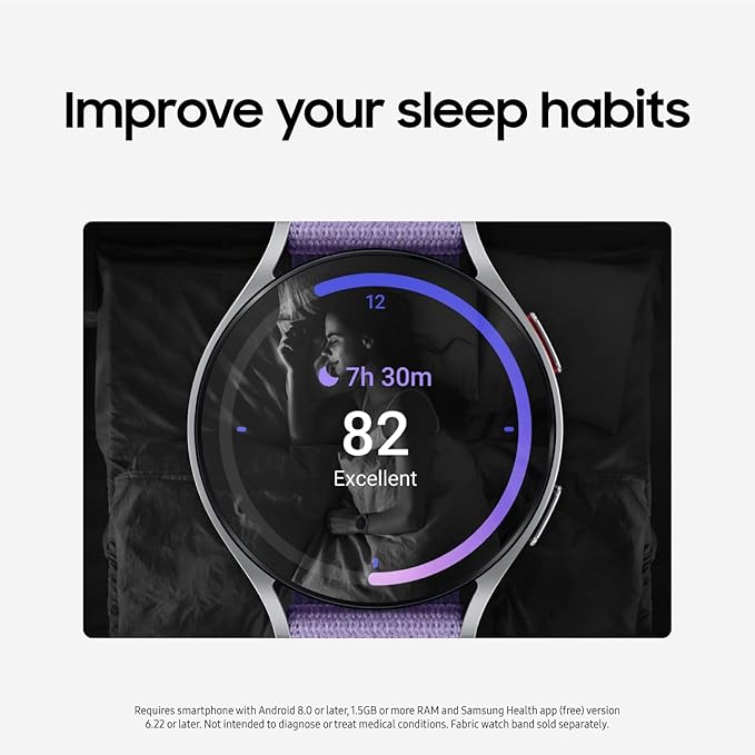SAMSUNG Galaxy Watch 6 44mm LTE Smartwatch, Fitness Tracker, Personalized HR Zones, BIA Sensor for Health Wellness Insights, Big Screen, US Version, Graphite (Renewed)