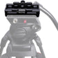 NICEYRIG Extended Quick Release Plate for Manfrotto-Style to Quick Release Clamp for Arca-Swiss, Tripod to Gimbal Adapter Applicable for DJI RS 4/4 Pro/3/3 Pro/2/RSC2, Ronin S - 563