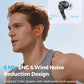 SoundPEATS C30 Hybrid ANC Earbuds, LDAC Hi-Res Audio, 52H Playtime, 52dB Adaptive Noise Cancelling Wireless Earbuds, 6-Mic Clear Call, 12mm Driver, Bluetooth 6.0, Multi-Point, IP54 - Orange