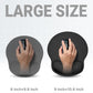 Ergonomic Mouse Pad with Wrist Rest, Large Mousepad(10.6'' x 9''), Wrist Support Mouse Mat with Non-Slip Base, Pain Relief for Laptop & Computer (Black)