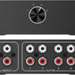 4-Way Stereo L/R Sound Channel Bi-Directional Audio Switcher, 1 in 4 Out or 4 in 1 Out, L/R Sound Channel Audio Switch Splitter RCA Stereo Switch Selector for DVD Stereo Speaker CD Player