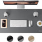 ProtoArc Leather Desk Mat, Large Mouse Pad- 31.5×15.8 inch, Non-Slip PU Leather Desk Pad Protector, Premium Desktop Mat for Computer, Keyboard and Mouse, Gray