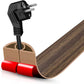 Floor Cord Cover Self Adhesive Cord Hider,3.3FT Cable Management, Extension Strip Protector for Wires, Prevent Cable Trips for Offices, Gyms, Exhibitions Cavity:0.3"(W) x 0.28"(H) Wood Walnut