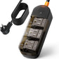 Surge Protector Power Strip, Covozon 3 Outlets 6ft Extension Cord, 1875W Outdoor Power Strip Weatherproof, Mountable Small Power Strip for Home, Outdoor, Travel.