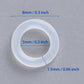 150PCS Rubber O Ring Switch Dampeners Damper for Mechanical Keyboard, Clear Cherry MX Switch Keyboards Keycap Dampers