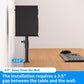 suptek Clamp-on Speaker Stand Desk Mount Set, Height Adjustment, Swivel, 9.6 x 8.8 inch Trays, Universal Audio Holders for Computer and Bookshelf Speakers, Elevated Sound, 2 Pack, Black, SDM001G