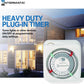 Intermatic TN111K 15-Amp Indoor Timer - Versatile 24-Hour Control - Easy Manual Override and Single 2-Prong Design (1 Pack)