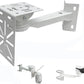 L-Shape Dome Camera Bracket, Wall Ceiling Mount for Security Dome Cameras, Wall Mount,Corner (Vertical Pole Bracket+Hoop 7.8 in )