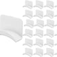 24 Pcs Headphone Wall Hangers Adhesive Gaming Headset Holder Hooks for Wall Mount Strong Universal Stand Hooks for Most Headphone Controller, Hat, Baseball Caps, Closet, Door (White)