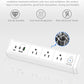 Desk Clamp Power Strip with 65W USB-C&USB A Ports 3 AC Outlet, Nightstand Edge Mount Charging Station Power Strip with USB-C Ports Tabletop Surge Protector for Home Office, Dorm Room(White)