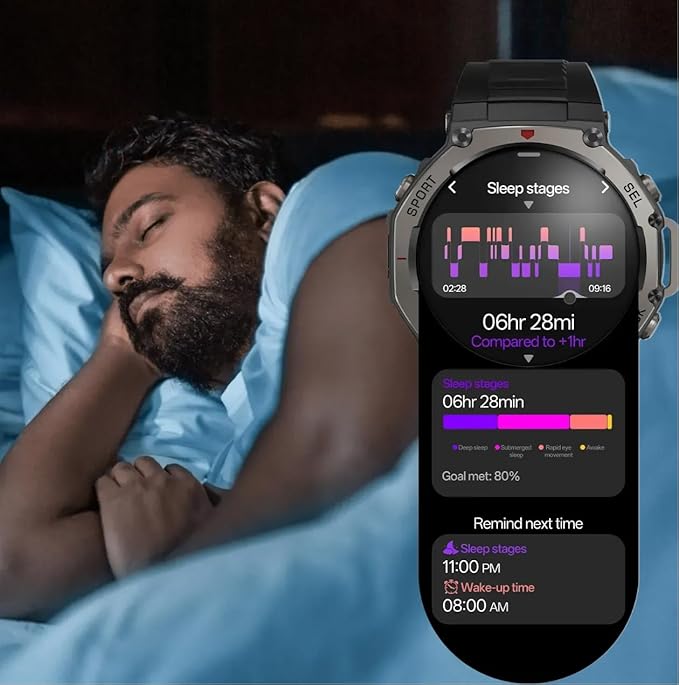 Mivrass Sports Smartwatch (Red)