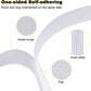 1"x16ft Hook and Loop Straps with 25 Metal Buckles, Adjustable Fastening Cable Straps, Cut-to-Length Cinch Strap, Reusable Nylon Securing Cord Ties for Organizer or Storage, 1 inch Wide, White