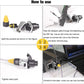 RJ45 Connector, Waterproof Metal Ethernet Cable Connector, Aviation Dual Port Circular Connector, Signal Panel Cat3e/5e 8P8C Connector for Home Network, Industrial Network, Stage Signal Connection