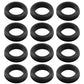 12 Pcs Rubber Grommets, 3/4" Inside Diameter 7/8" Drill Hole Rubber Wire Grommets for Wire, Firewall, Cables, Plugs