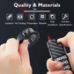 160 Pcs 6 Sizes Cable Snap-in Knockout Insulating Bushing Grommets Assortment Kit, 5/16, 3/8, 1/2, 5/8, 3/4, 1 Black Nylon Plastic Hole Grommets for Wiring, Wire Cord Hose Tubing Protector
