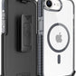 BELTRON Belt Case for iPhone 16e (2025), Slim Protective Transparent Case & Rotating Belt Clip Holster Combo (Compatible with MagSafe)