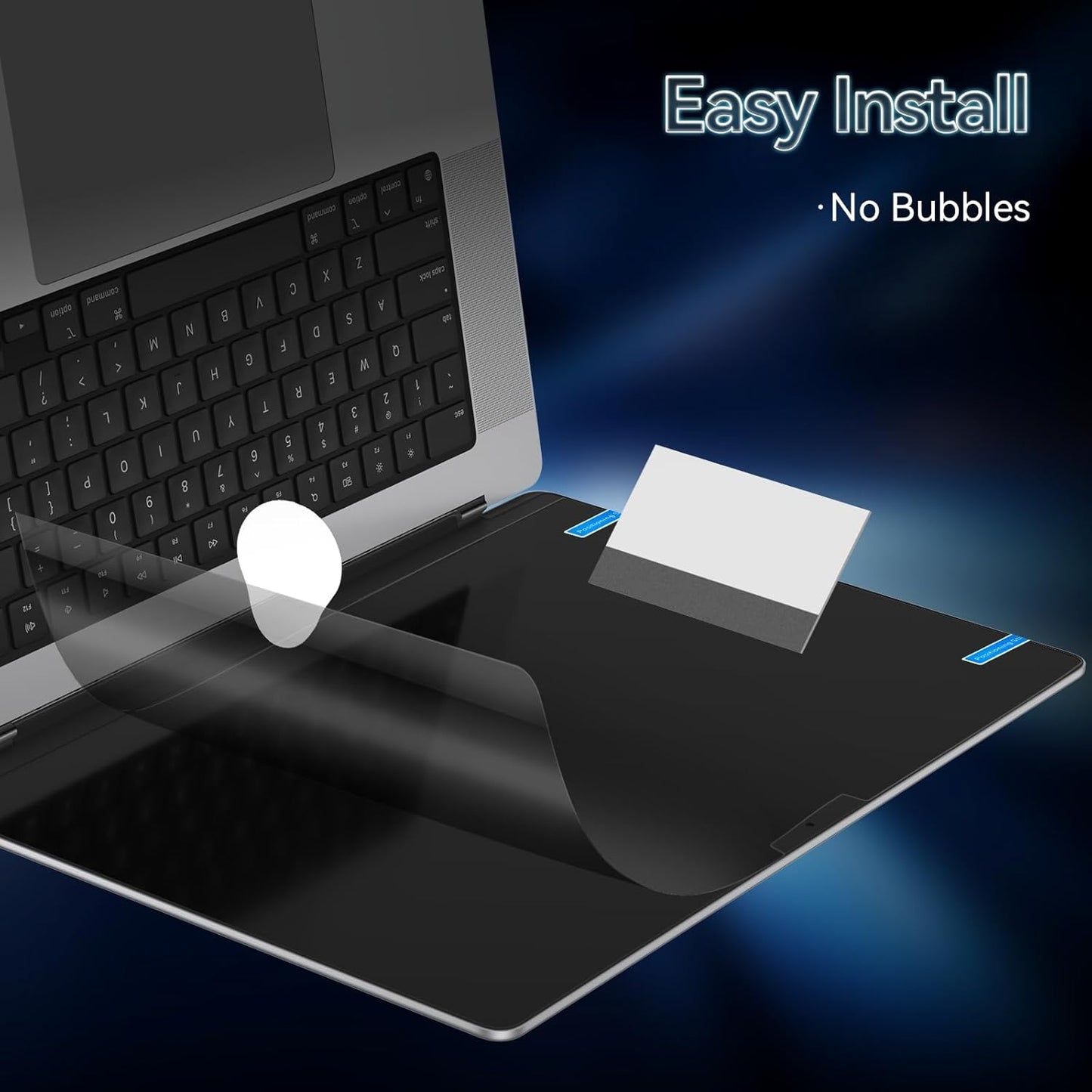 360° Privacy Screen for MacBook Air 13.6/13 Inch (2022-2025, M2, M3, M4), 4 Way Privacy Anti Glare Blue Light Filter Shield Film Anti Spy Laptop Protector for Mac 13.6In Computer