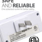 Fosmon Digital Timer for Electrical Outlets, Indoor 24 Hour Light Timer Programmable, Mini Plug in Outlet for Lamps, Fans, Grow Lights, 2 On/Off Programs, 15A/1875W, ETL Listed