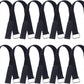 18 inch Extend Cable Strap and Adjustable Securing Strap with Buckle - 12 PCS Reusable Hook and Loop Fastening Nylon Cable Tie Wrap
