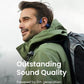 SHOKZ OpenRun Mini - Bone Conduction Headphones,Open-Ear Bluetooth Wireless Sport Headphones for Running & Workout,Sweat Resistant, Long 8H Playtime,Mic,with Hair Band-Blue