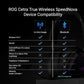 ASUS ROG Cetra True Wireless SpeedNova Gaming Earbuds – Dual-Mode (BT, 2.4GHz), Dirac Opteo, Bone-Conduction AI Mic, Adaptive ANC, 46Hr Battery, for PC, PS5, PS4, Switch, Mobile, ROG Ally/X - White
