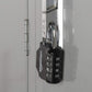 Amazon Basics 4-Digit Combination Lock for Gym and Sports, 2-Pack, Black