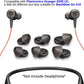 3pair Voyager 6200 UC Eartips Replacement,in-Ear Gels Kit for Plantronics Backbeat Go 410 Headphone SML-Black