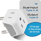 Ceptics Thailand Travel Adapter with Dual Usa Input (Type O) Ultra Compact - 3 Pack - Safe Grounded Perfect for Cell Phones, Laptops, Camera Chargers and More (CT-18)