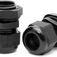 10 Pcs 1/2" NPT Nylon Cable Glands, IP68 Waterproof Adjustable Cord Grip Cable Connector Strain Relief Wire Protectors for 6-12mm Cable Diameter, Black